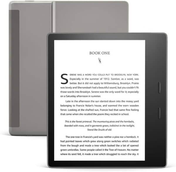 Kindle Oasis- With Sleek Ergonomic Design