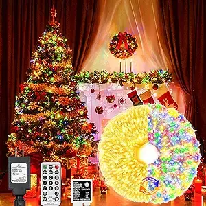 Decute 300LED Christmas Tree String Lights