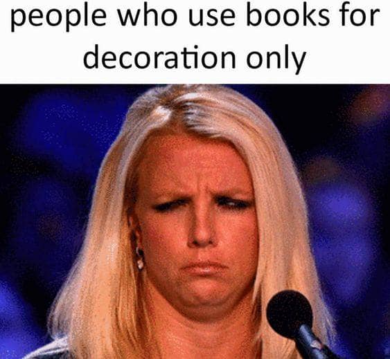 Books for decoration only