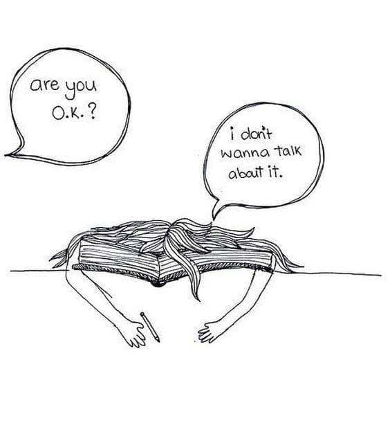 I don't wanna talk about it