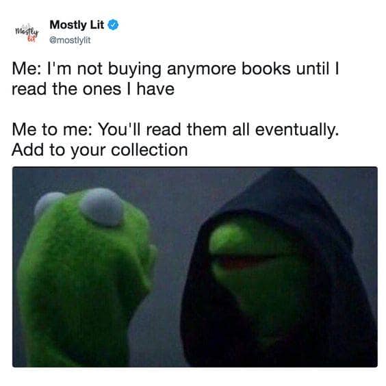 I'm not buying anymore books