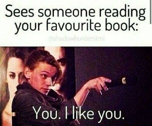 Sess someone reading your favorite