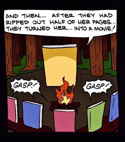 They burned her into a movie