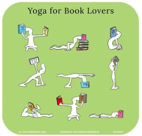Yoga for book lovers