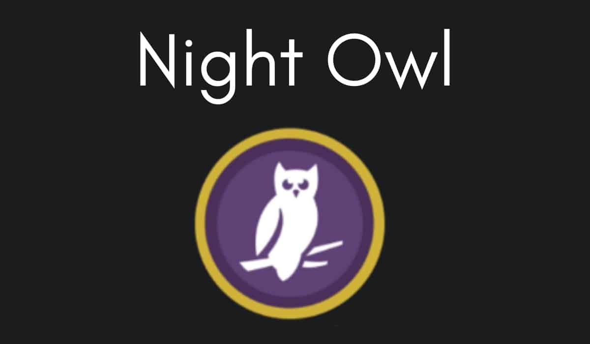 Audible Badge Night Owl