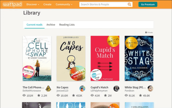 books to read online on wattpad
