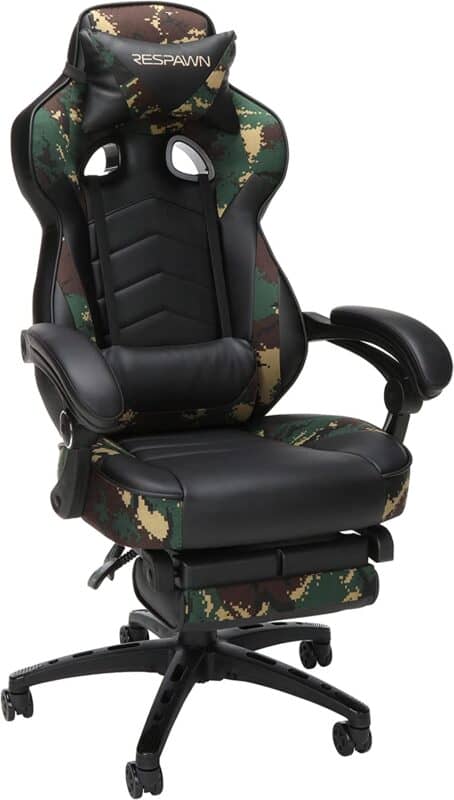 RESPAWN 110 Ergonomic Gaming Chair with Footrest Recliner