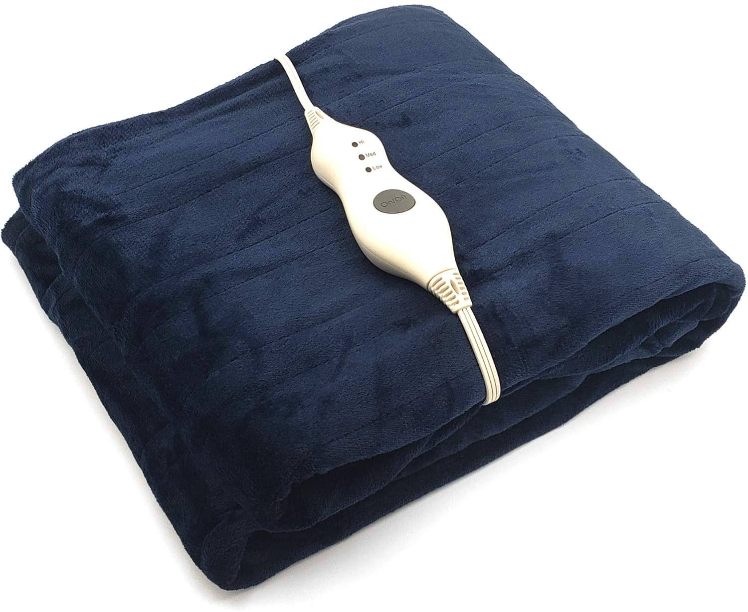 Dr Relief Electric Heated Throw Blanket Fleece