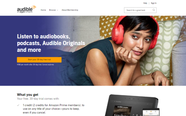 audible gift subscription